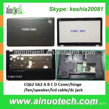 laptop A B C D cover for HP CQ62 G62 laptop LCD cover bezel palm rest bottom caser hinge fan dc jack lcd cable
